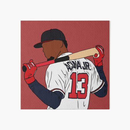 Ronald Acuna Jr Poster Atlanta Braves Print Kids Gift Gym 