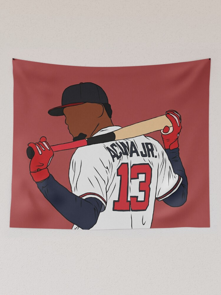 Ronald Acuna Jr Printable Art Portrait Braves Baseball #13 - Digital  Download