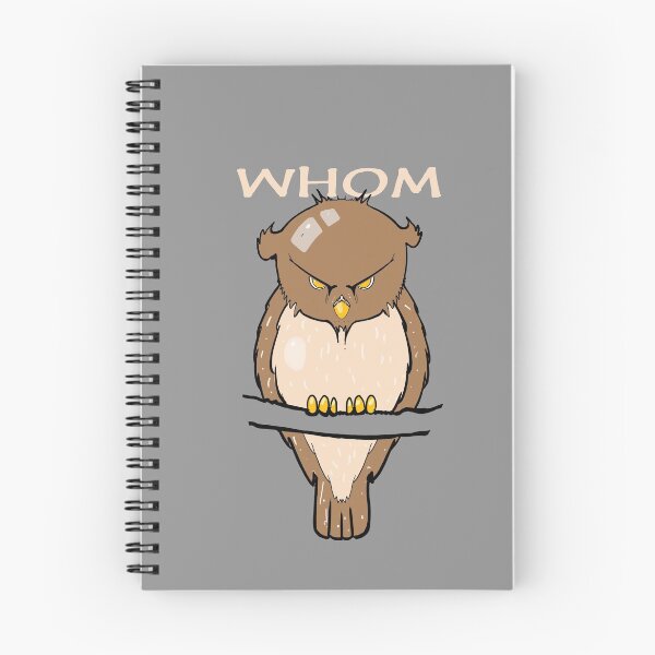 Item preview, Cute Funny Owl Whom For English Teacher and Grammar Gurus designed and sold by spitzys.