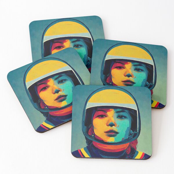 Item preview, Astronaut Pop Art 5 designed and sold by AiBroughtToLife.