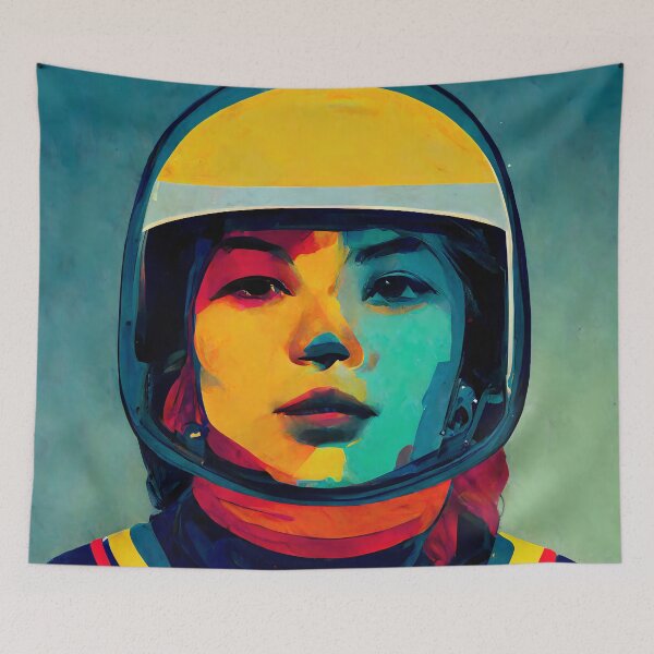 Item preview, Astronaut Pop Art 5 designed and sold by AiBroughtToLife.