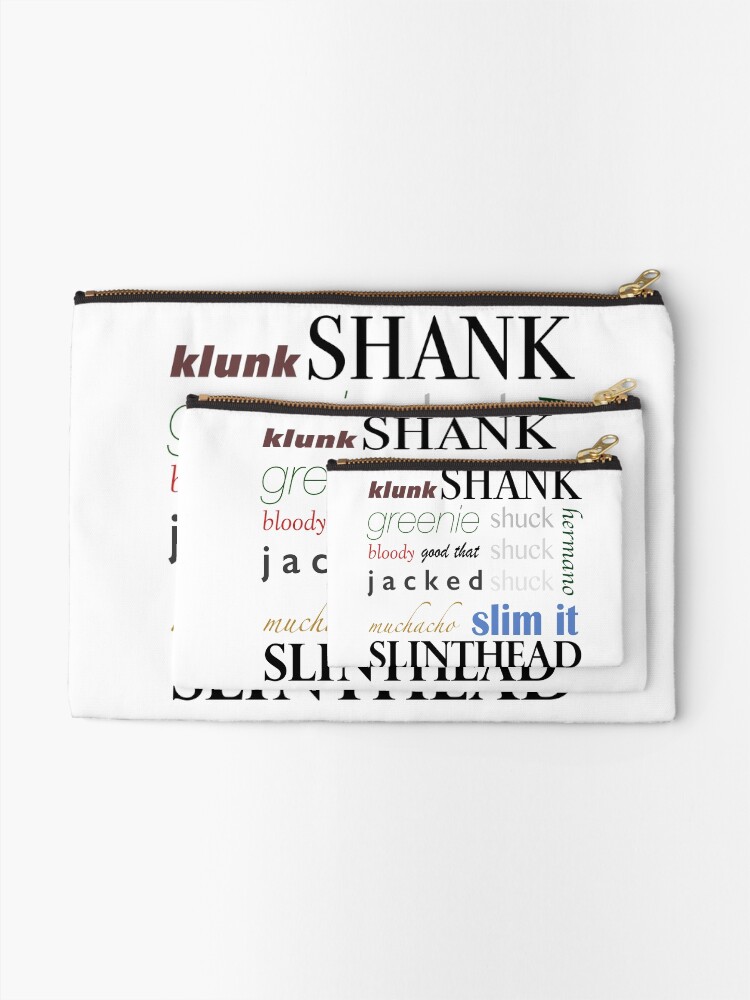 "The Maze Runner Slang" Zipper Pouch by thominewt Redbubble