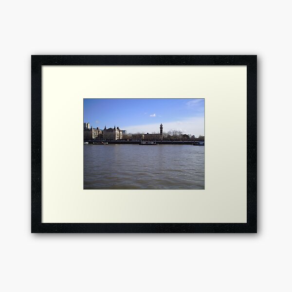 River Scene Framed Art Print