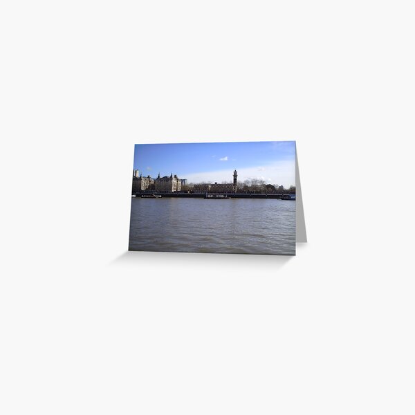 River Scene Greeting Card