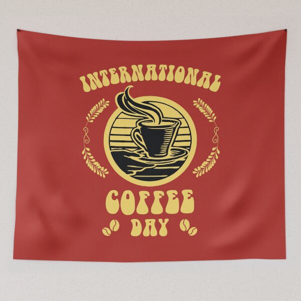 Item preview, International Coffee Day - 1st October designed and sold by Fab Art DESIGN LAB.