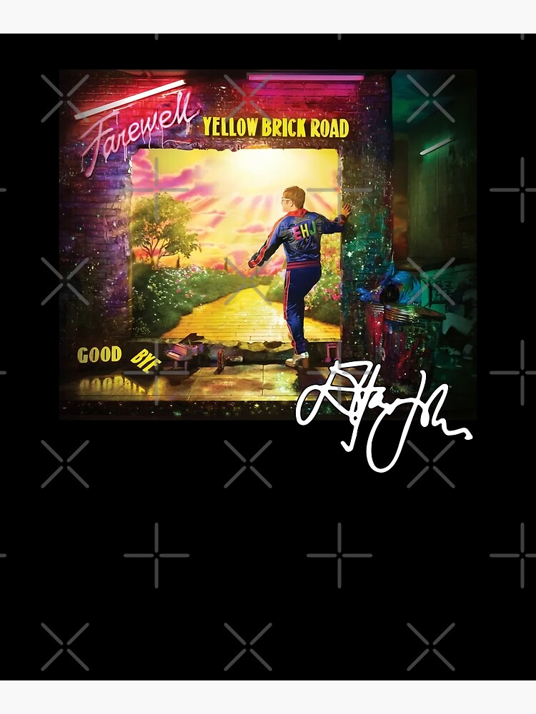 Disover Elton John Farewell Tour Yellow Brick Road The Final Tour 2022 Poster