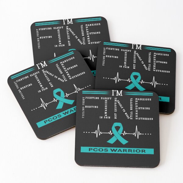 Item preview, I'm Fine PCOS Warrior Support PCOS Awareness Gifts designed and sold by rechardtee.