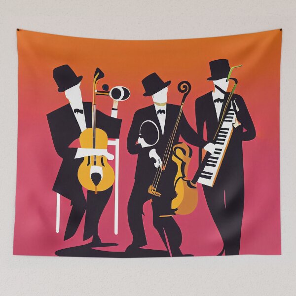 Item preview, Pop Art Jazz Trio designed and sold by ThePurpleMelon.