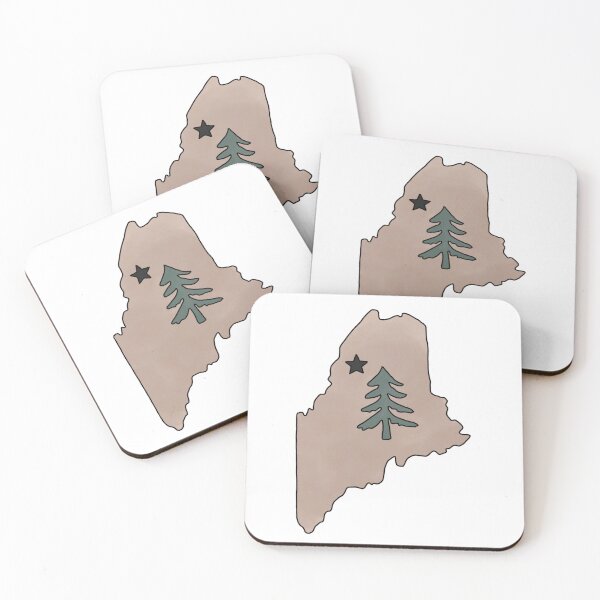 Item preview, ME, Maine State, Map, Family Vacation, Nature, Outdoor activities, Digital Stickers designed and sold by SHiNStudio.