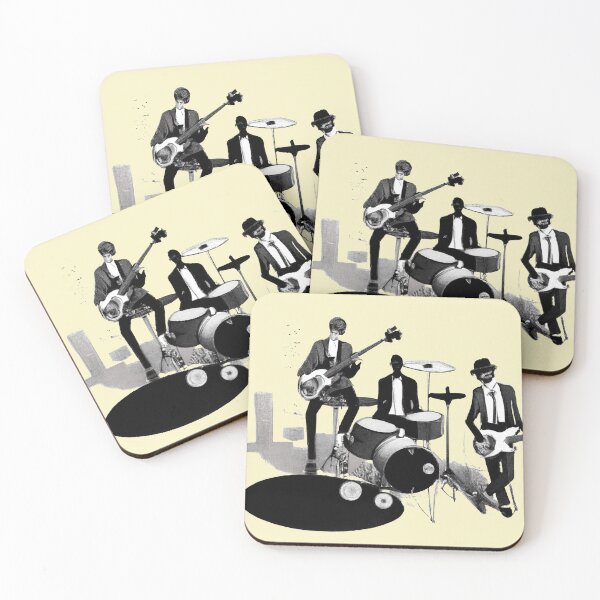 Item preview, Jazz Trio Black & White print designed and sold by ThePurpleMelon.