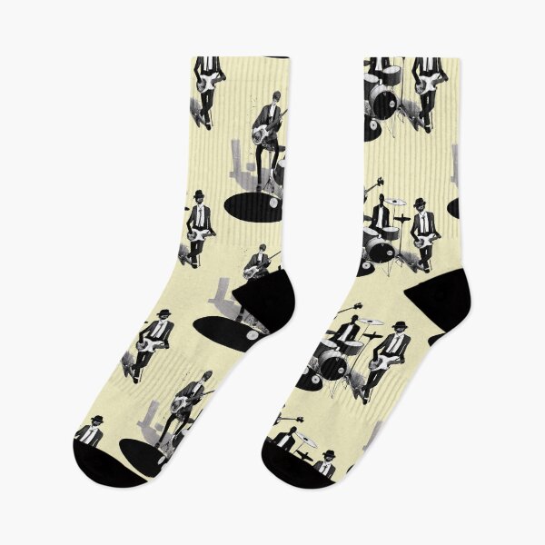 Item preview, Jazz Trio Black & White print designed and sold by ThePurpleMelon.