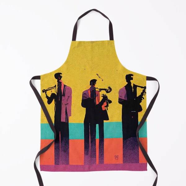 Item preview, Pop-art Style Jazz Band Print designed and sold by ThePurpleMelon.