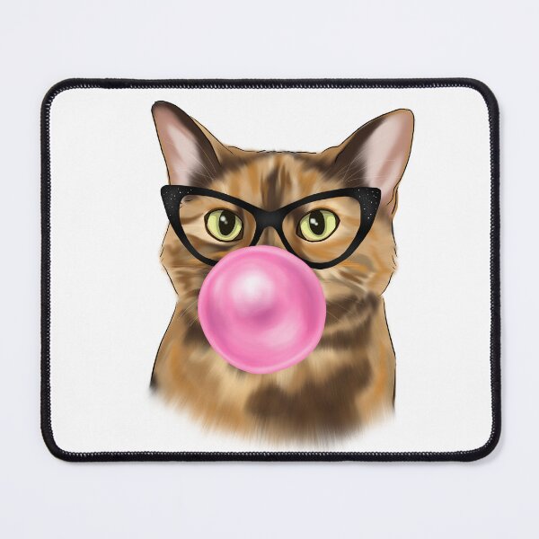 Item preview, Cat Blowing Bubble Gum designed and sold by caitlinshea24.
