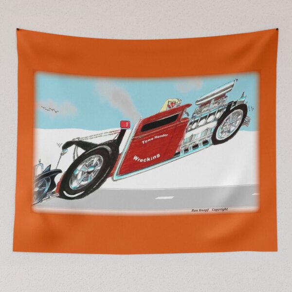 Item preview, Hot Rod Art  //  Towe Header Wrecking Service. designed and sold by Imagin8er.