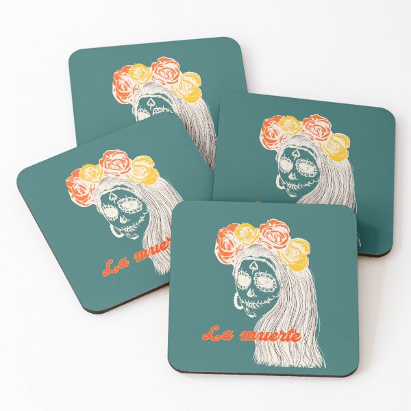 Item preview,  day of the dead,la muerte,skeleton girl with roses  designed and sold by InnaMGraphic.