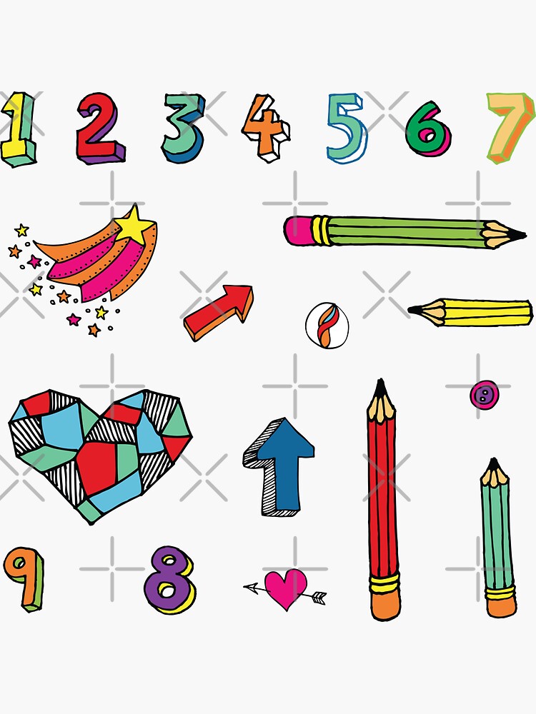 Back to School - fun pattern by Cecca Designs by Cecca-Designs