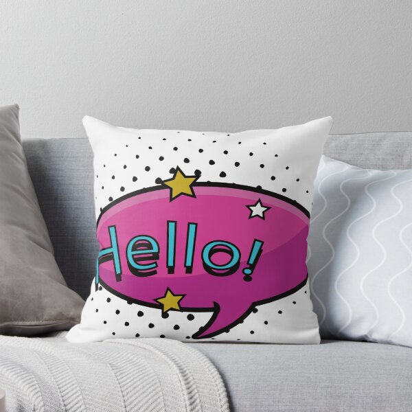 Item preview, Hello red bubble designed and sold by YAZEEDBASH.