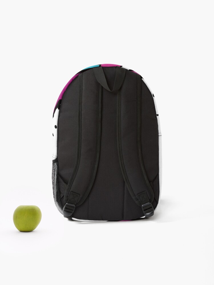 Thumbnail 2 of 3, Backpack, Hello red bubble designed and sold by YAZEEDBASH.