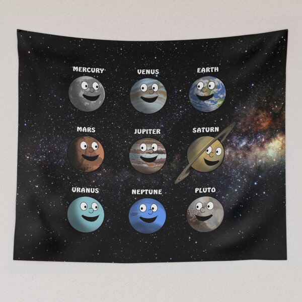 Item preview, Cute planets of the solar system designed and sold by PangeaWizard.