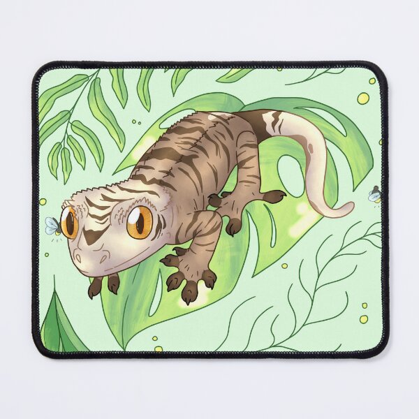 Item preview, Gecko con cresta de tigre - Verano designed and sold by ConvenientCat.