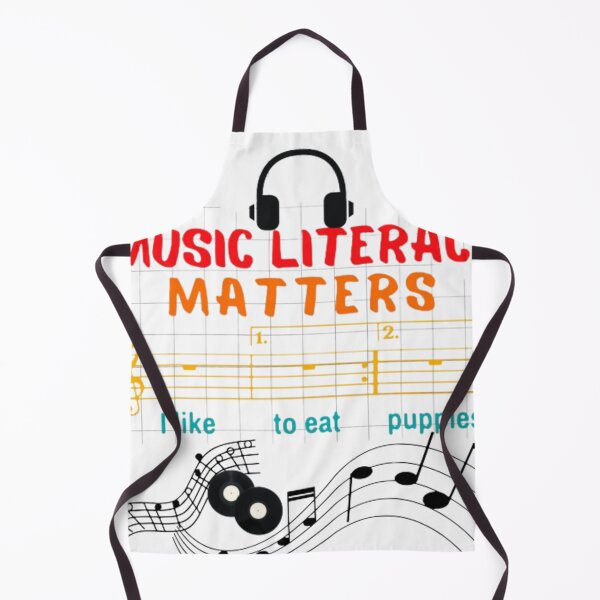 Item preview, Music Literacy Matters I like To Eat Puppies Essential designed and sold by Yourt-shirtyou.
