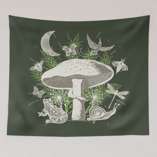 Item preview, Goblincore Cottagecore - Mushroom designed and sold by Numero14.