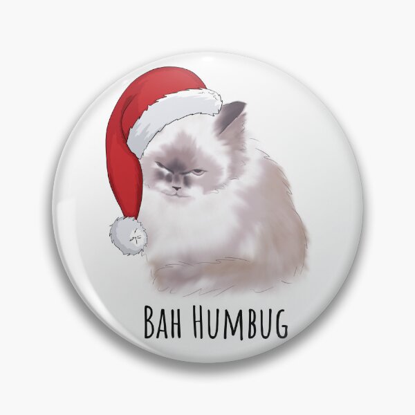 Item preview, Grumpy Cat Wearing Santa Hat designed and sold by caitlinshea24.