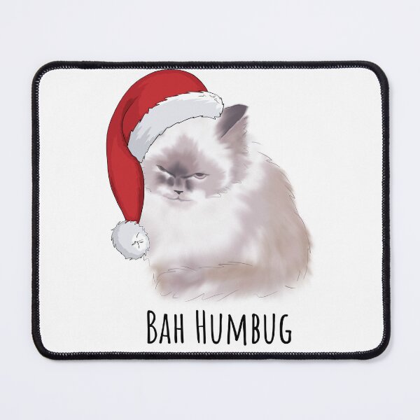 Item preview, Grumpy Cat Wearing Santa Hat designed and sold by caitlinshea24.
