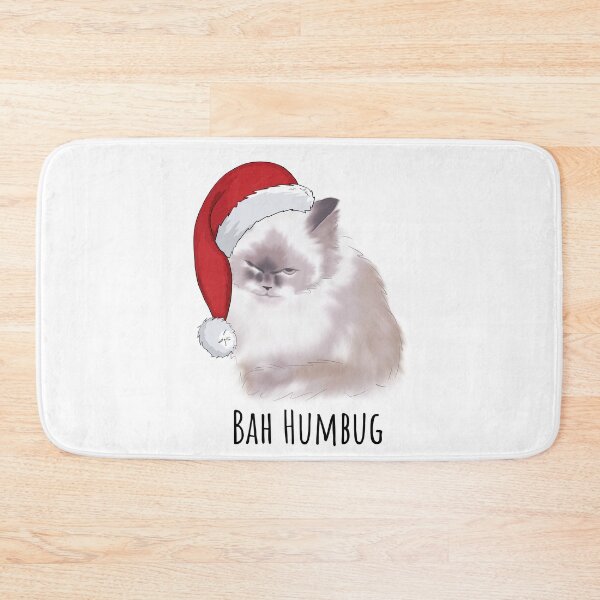 Item preview, Grumpy Cat Wearing Santa Hat designed and sold by caitlinshea24.