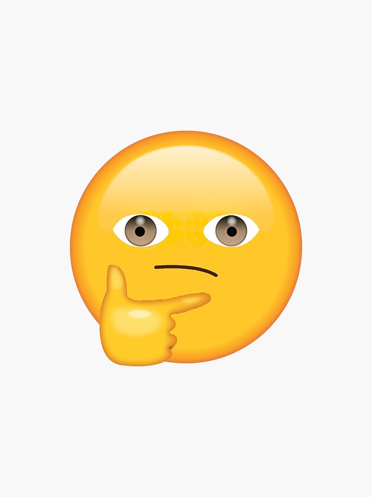 Creepy Thinking Face Secret Emoji | funny internet meme by secretemojis