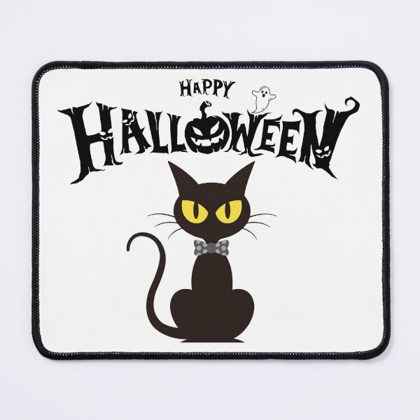 Item preview, Happy halloween chat noir designed and sold by PixelStudioBe.