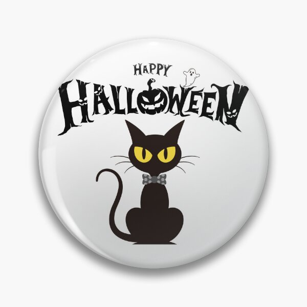 Item preview, Happy halloween chat noir designed and sold by PixelStudioBe.