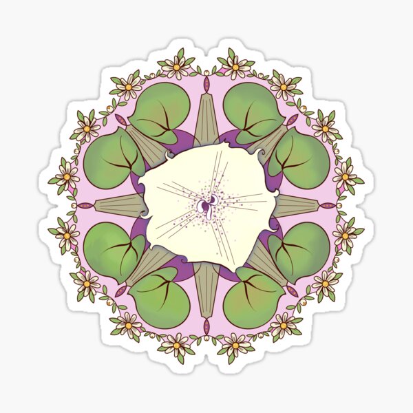 Mandala Winde Blumen digital Sticker