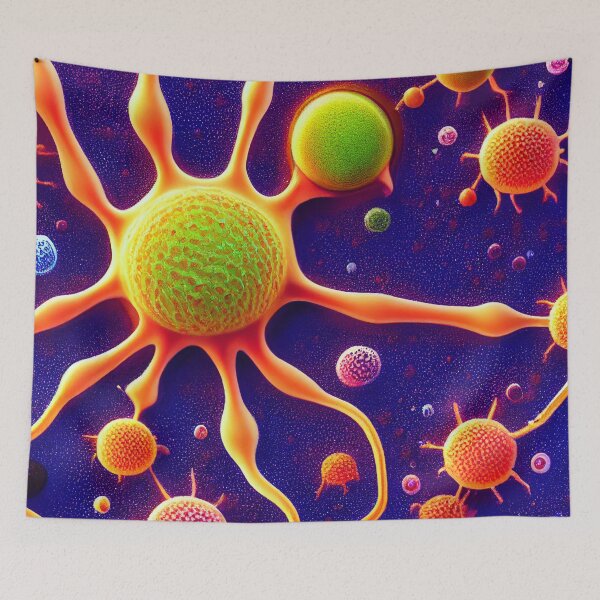 Item preview, Microorganisms 01 designed and sold by snoutandbeak.