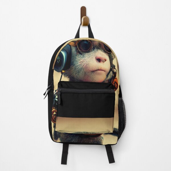 Item preview, Cute Monkey With Headphones designed and sold by RomeoSketches.