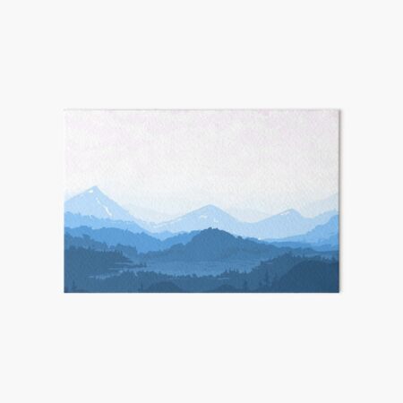 Mountain Lake Art Board Print