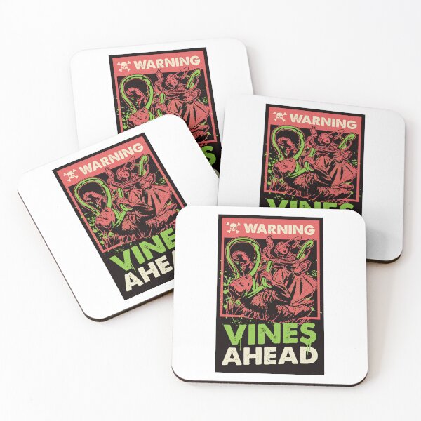 Item preview, Warning: Vines Ahead - Sign - Vintage Halloween designed and sold by Design Raptor.