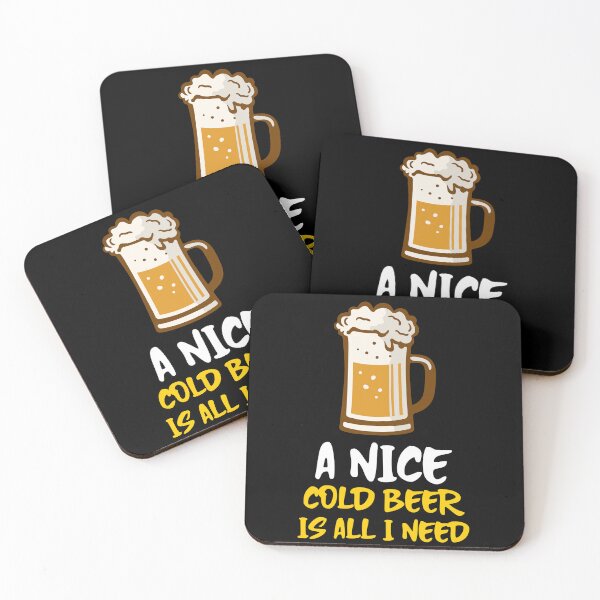 Item preview, A NICE COLD BEER IS ALL I NEED designed and sold by MJ96-PRO.