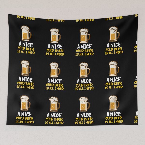 Item preview, A NICE COLD BEER IS ALL I NEED designed and sold by MJ96-PRO.