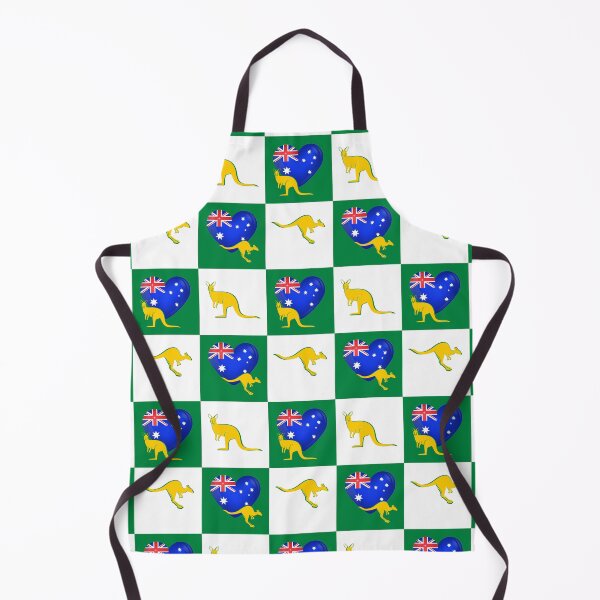 Item preview, Australia Aussie Heart Flag & Kangaroo Wallaby designed and sold by Down Downunder.