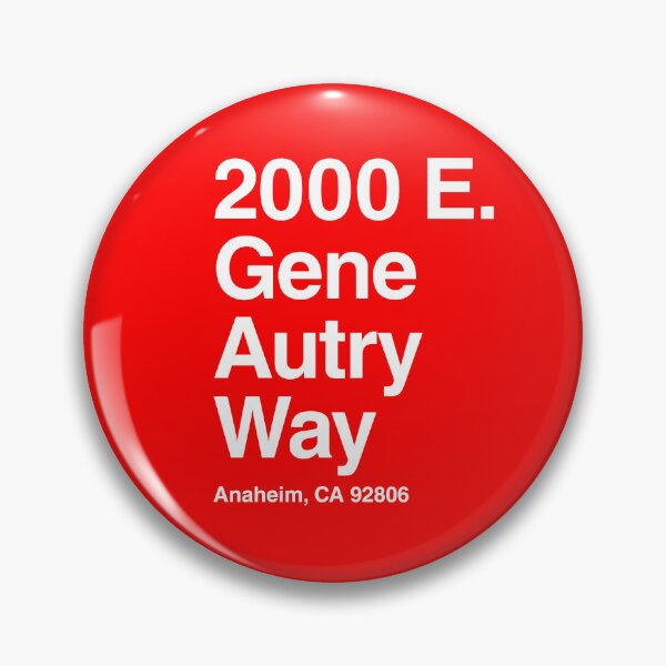 Item preview, Anaheim Baseball Stadium, Anaheim California Sports designed and sold by Venue Pin.