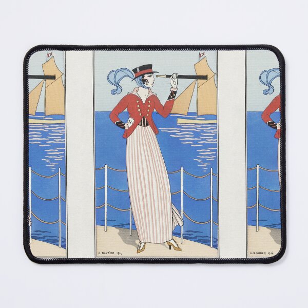 Artikelvorschau, Bootskostüm George Barbier Fashion Plate entworfen und verkauft von Old Soul Vintage .