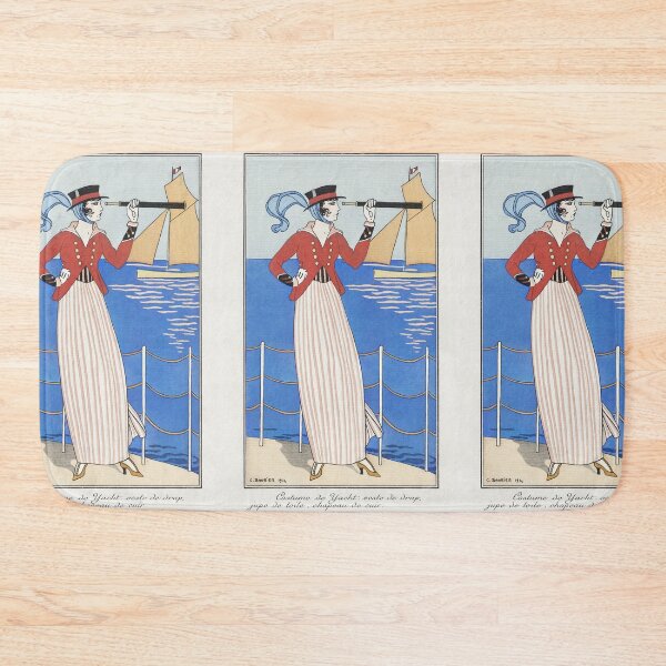 Artikelvorschau, Bootskostüm George Barbier Fashion Plate entworfen und verkauft von Old Soul Vintage .