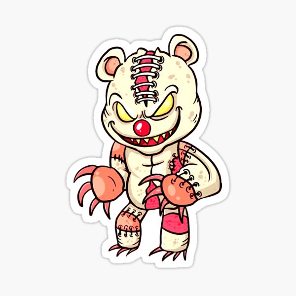 "snide killer bear" Sticker for Sale by si3iy Redbubble