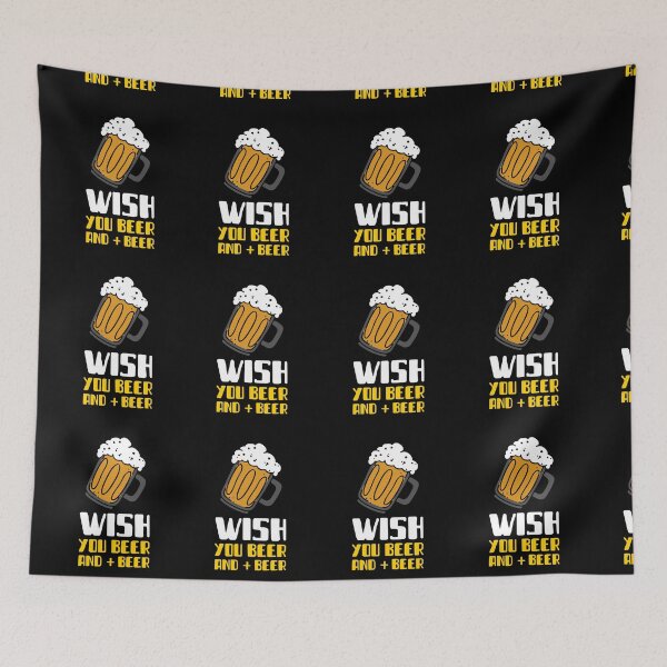 Item preview, WISH YOU BEER AND + BEER designed and sold by MJ96-PRO.