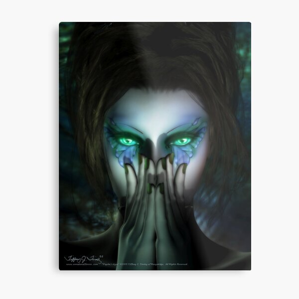 Psyche's Eyes Metal Print