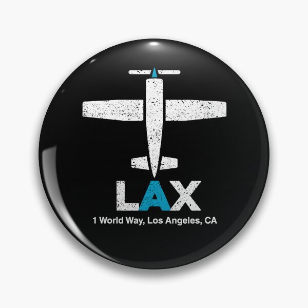 Item preview, Los Angeles Airport, Gift for Pilots designed and sold by Venue Pin.