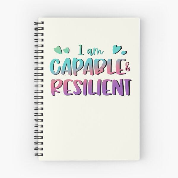 Item preview, I Am Capable & Resilient designed and sold by GrimButterfly.