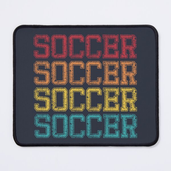 Item preview, College Style Soccer Text (retro colors) designed and sold by Numero14.