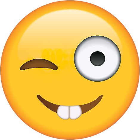 "Nerd Winking Secret Emoji | funny internet meme" Stickers ...